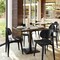 Flash Furniture Verona Commercial Grade Solid Wood Dining Chairs w/Curved Oval Backrests in Black, 2PK 2-XU-CH10367-3-BLK-GG - alternate 3